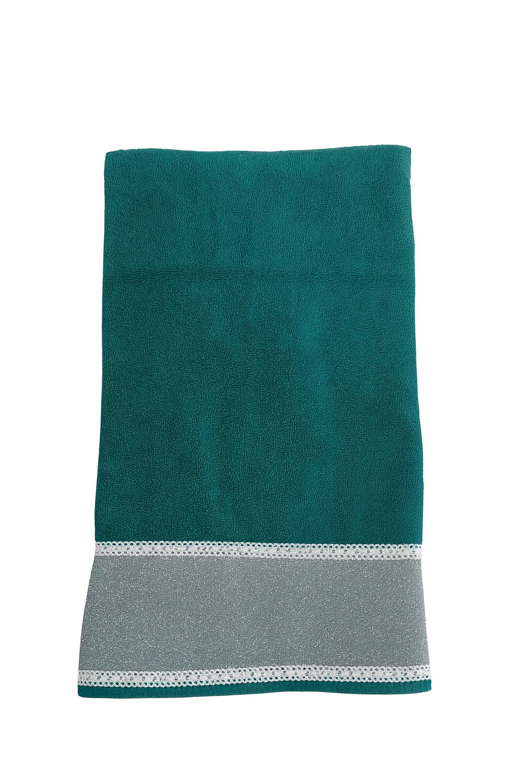 Green Towels Decor Grey
